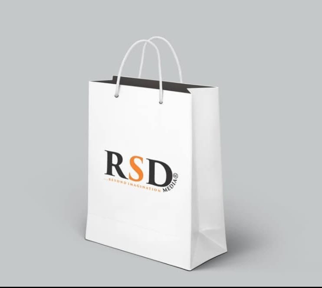 RSD Media branded paper shopping bag
